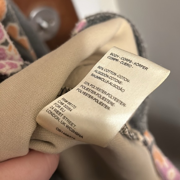 24. NWT Free People Printed Ruby Jacket - Picture 9 of 12